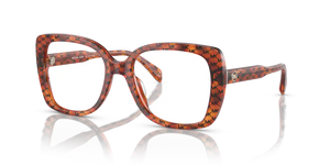 Modello in acetato con pattern MK personalizzato e lenti sfumate