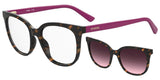 Occhiale da vista con clip-on Love Moschino  Mol681/c