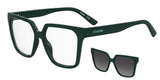 Occhiale da vista con clip-on Love Moschino  Mol688/c