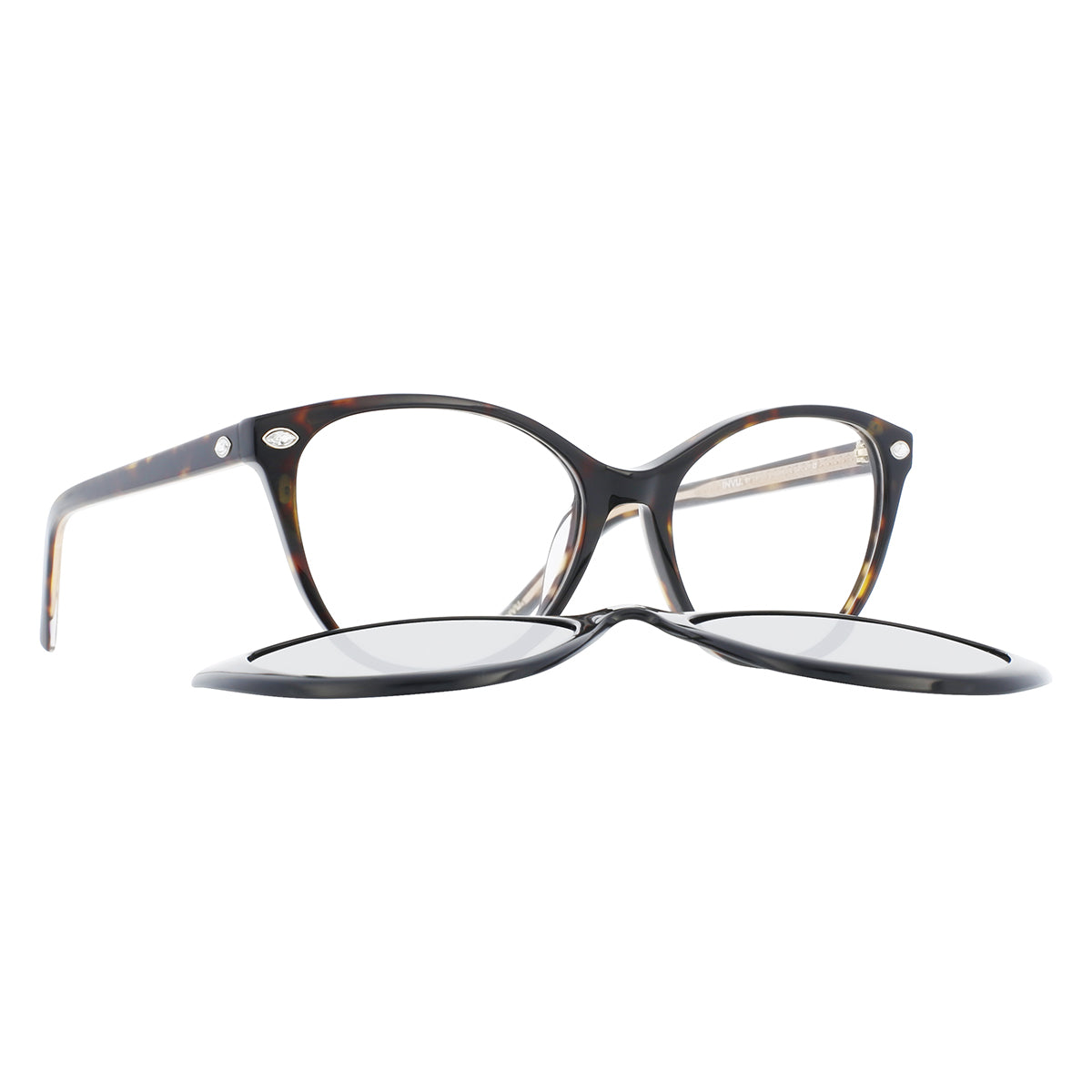 Occhiale da vista con clip-on da sole Invu IM42421