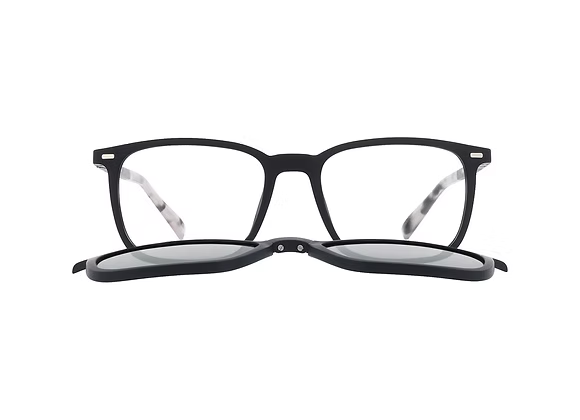 Occhiale da vista con clip-on da sole Invu IM42433