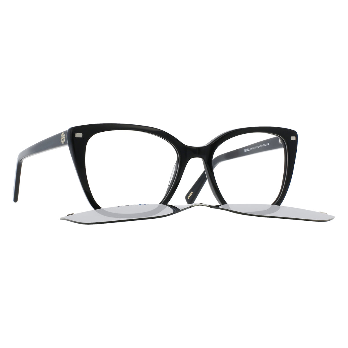 Occhiale da vista con clip-on da sole Invu IM42403