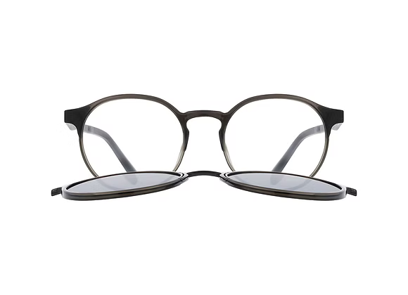 Occhiale da vista con clip-on da sole Invu IM42503