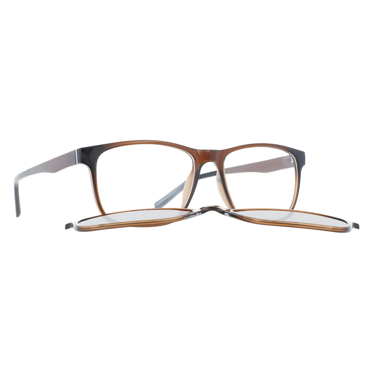 Occhiale da vista con clip-on da sole Invu M4202