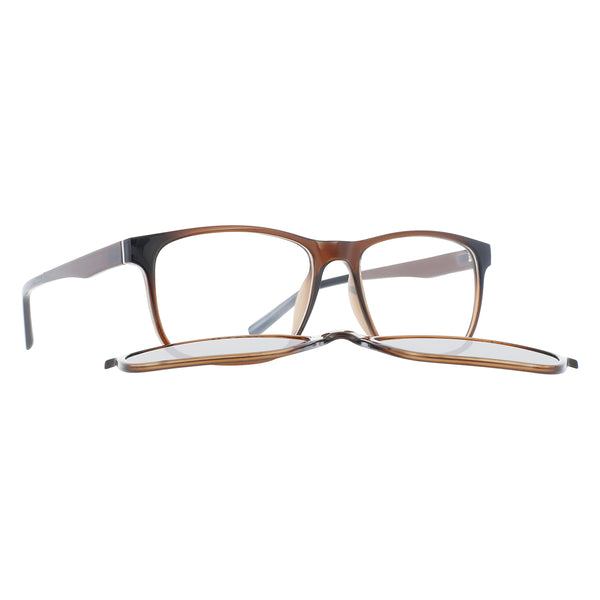 Occhiale da vista con clip-on da sole Invu M4202