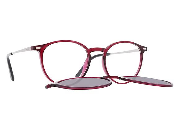 Occhiale da vista con clip-on da sole Invu IM42507