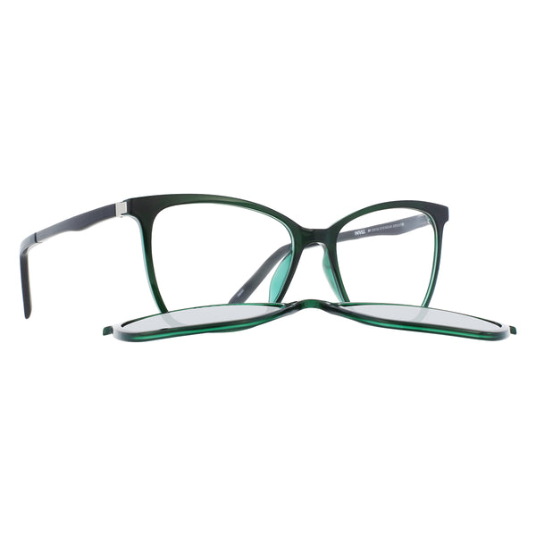 Occhiale da vista con clip-on da sole Invu M4205