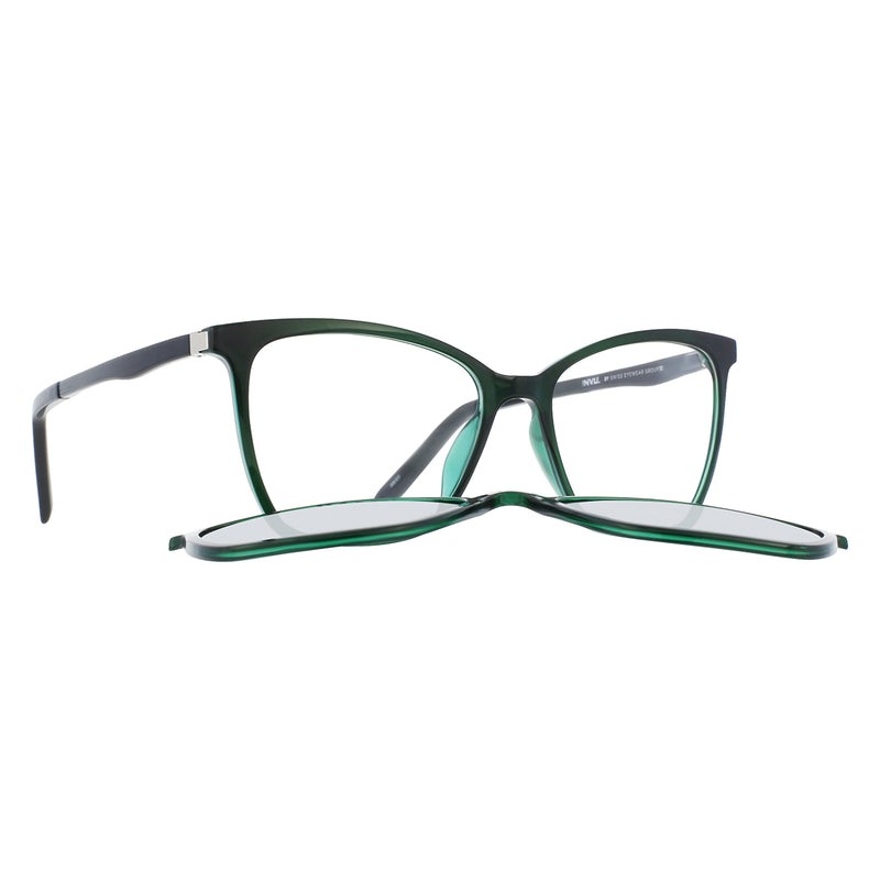 Occhiale da vista con clip-on da sole Invu M4205