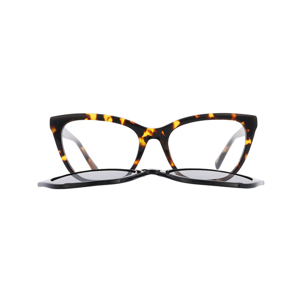 Occhiale da vista con clip-on da sole Invu IM42514