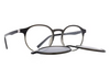 Occhiale da vista con clip-on da sole Invu IM42503