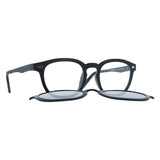Occhiale da vista con clip-on da sole Invu M4200