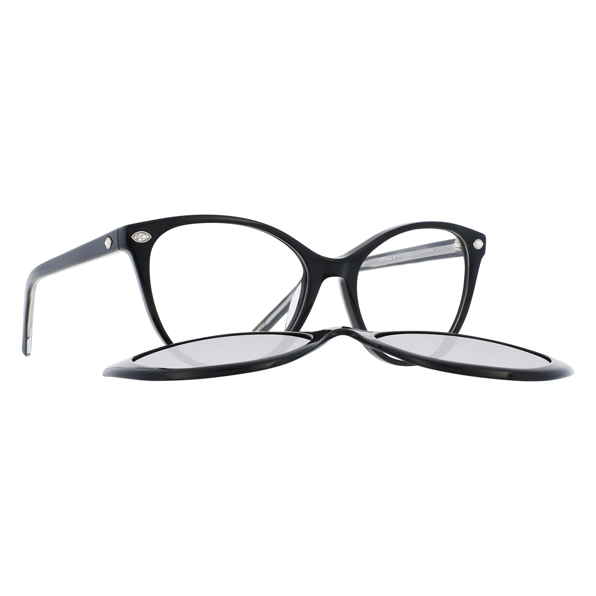Occhiale da vista con clip-on da sole Invu IM42421