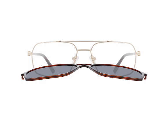 Occhiale da vista con clip-on da sole Invu IM32501