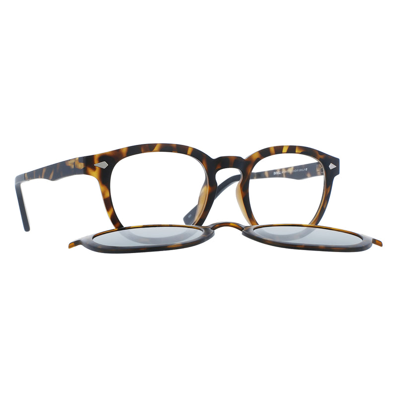 Occhiale da vista con clip-on da sole Invu M4200