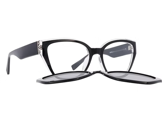 Occhiale da vista con clip-on da sole Invu IM42617