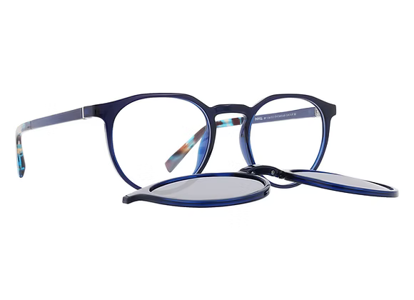 Occhiale da vista con clip-on da sole Invu IM42432