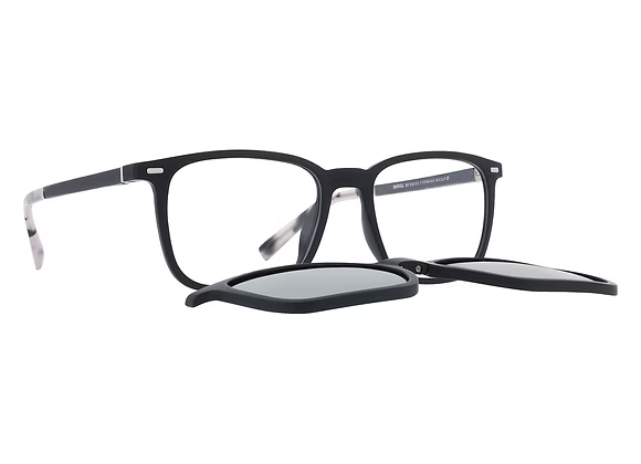 Occhiale da vista con clip-on da sole Invu IM42433