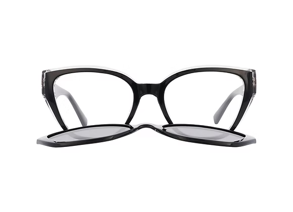 Occhiale da vista con clip-on da sole Invu IM42617