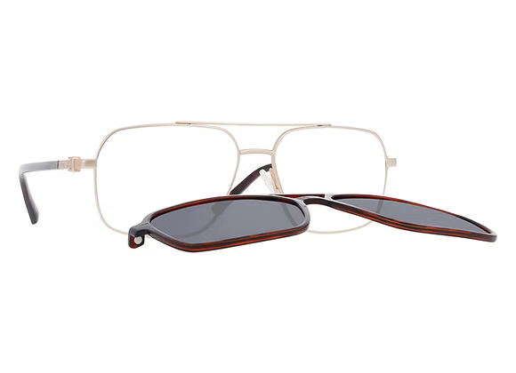 Occhiale da vista con clip-on da sole Invu IM32501