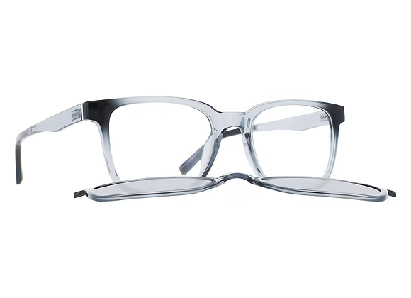 Occhiale da vista con clip-on da sole Invu M4201