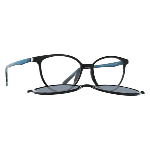Occhiale da vista con clip-on da sole Invu M4002