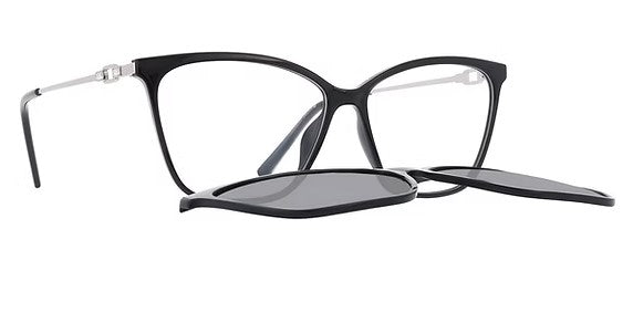 Occhiale da vista con clip-on da sole Invu IM42510