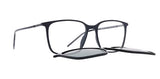 Occhiale da vista con clip-on da sole Invu IM42513