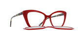 Occhiale da vista con clip-on da sole Invu IM42402