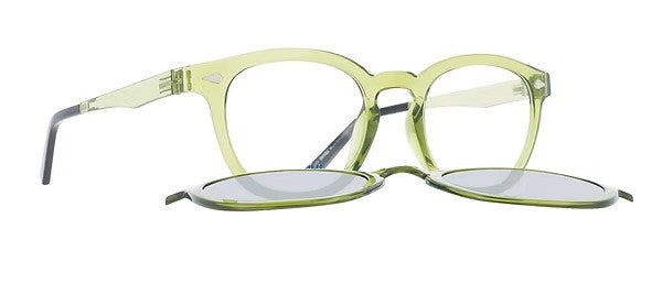 Occhiale da vista con clip-on da sole Invu M4200