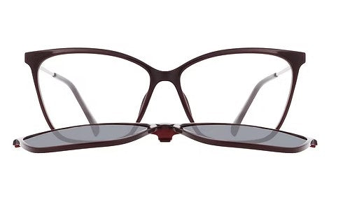 Occhiale da vista con clip-on da sole Invu IM42510