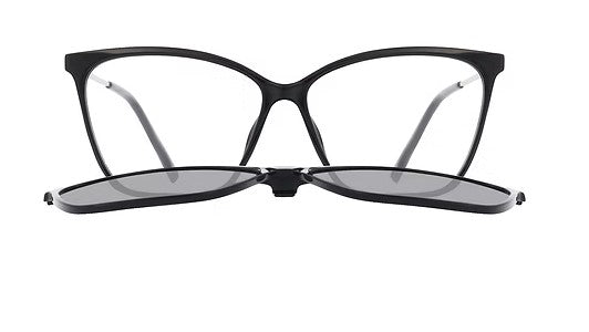 Occhiale da vista con clip-on da sole Invu IM42510