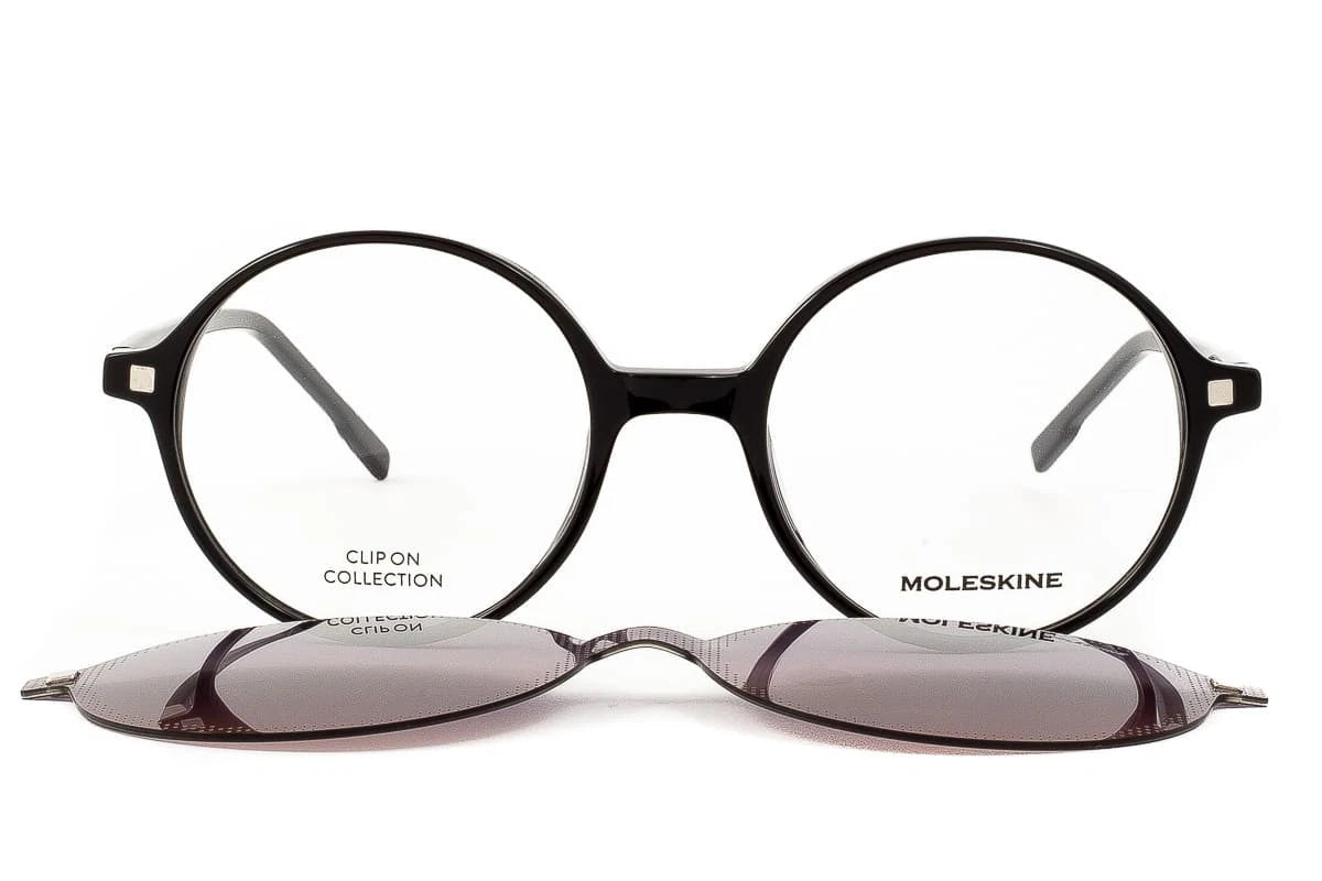 Occhiale da vista Moleskine con clip-on da sole mod. MO1186