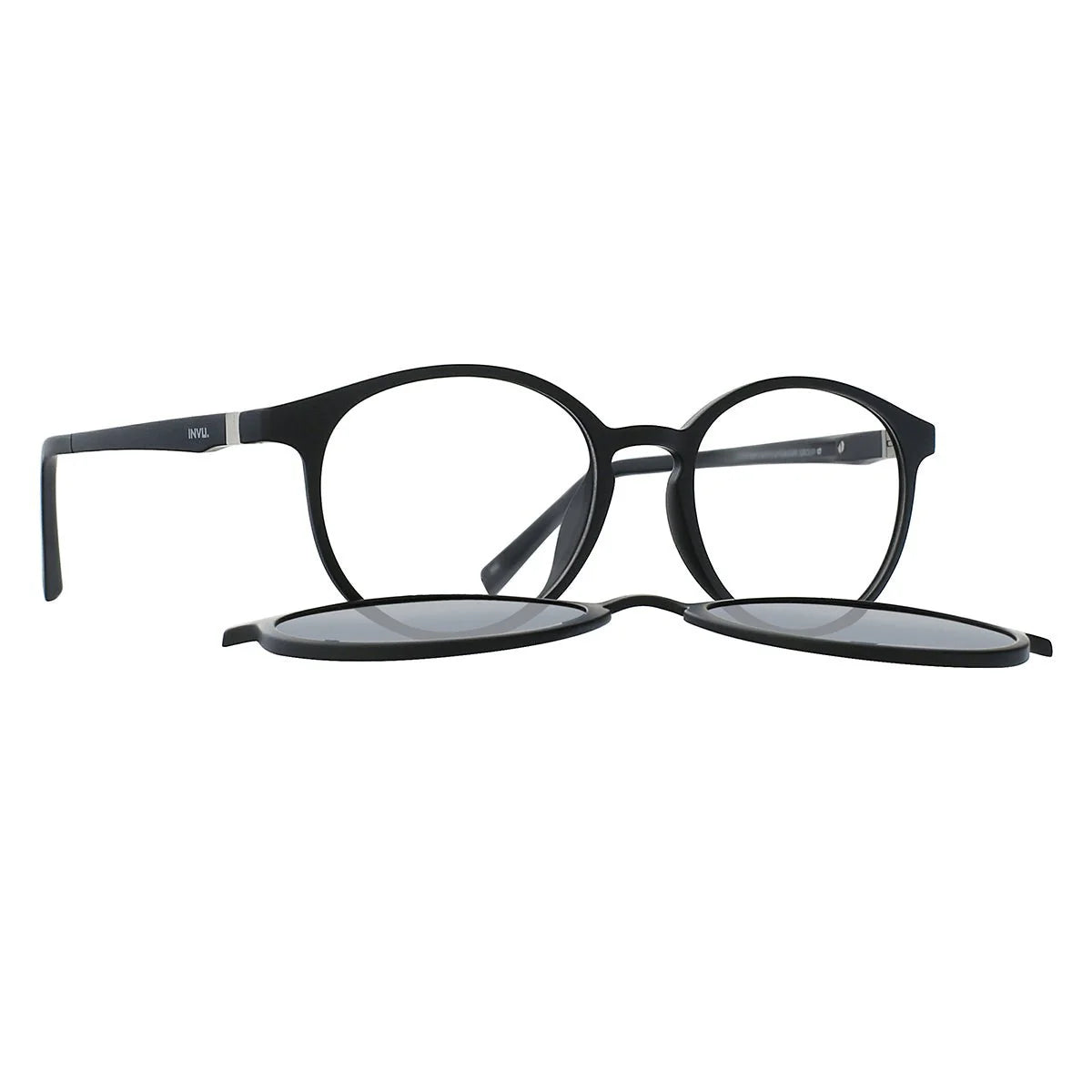 Occhiale da vista con clip-on da sole Invu M4110