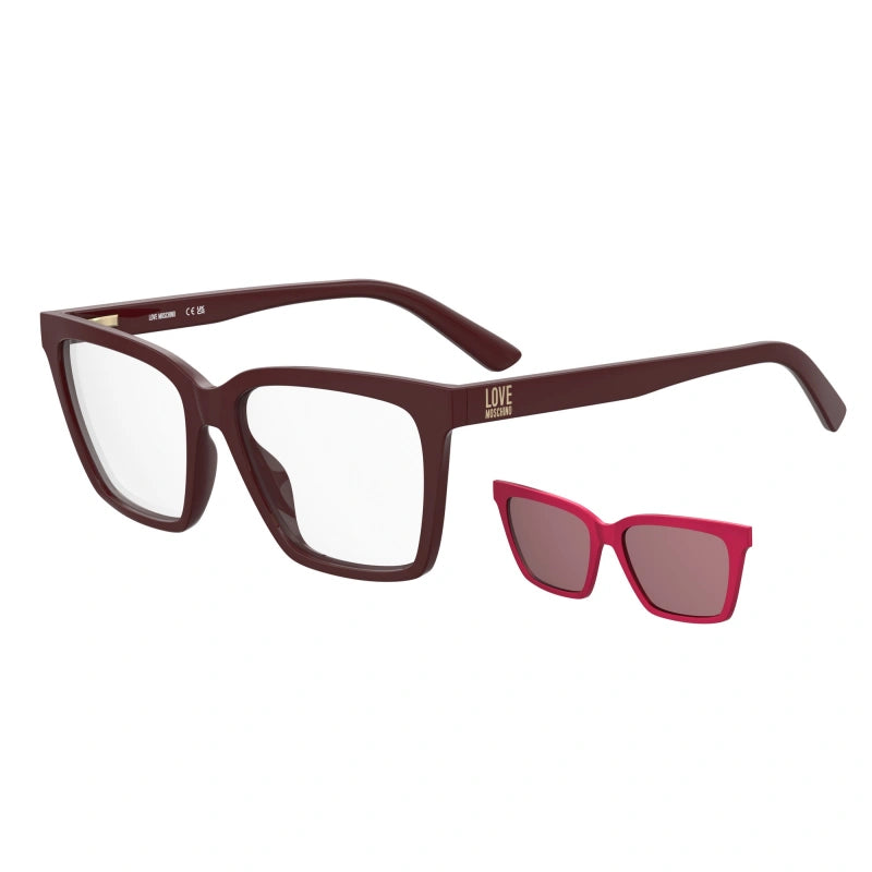Occhiale da vista con clip on Love Moschino  Mol661/C