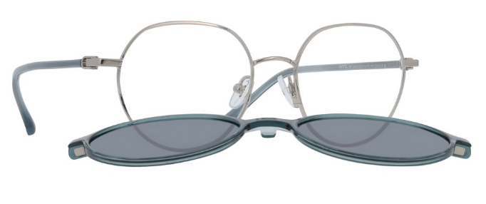 Occhiale da vista con clip-on da sole Invu IM32511
